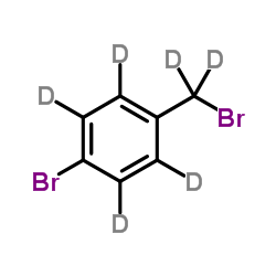 1-Bromo-4-[bromo(2H2)methyl](2H4)benzene Structure