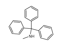 N-(triphenylmethyl)methylamine Structure