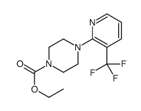 ethyl 4-[3-(trifluoromethyl)pyridin-2-yl]piperazine-1-carboxylate Structure