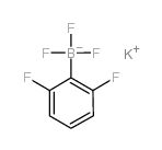 2,6-二氟苯基三氟硼酸钾结构式