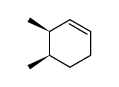 cis-3,4-dimethylcyclohexene Structure