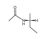 (-)(R)-sec-butyl-acetamide结构式