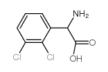 2-氨基-2-(2,3-二氯苯基)乙酸结构式