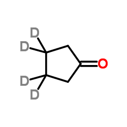 (3,3,4,4-2H4)Cyclopentanone Structure