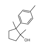 2-(4-methylphenyl)-1,2-dimethylcyclopentanol Structure