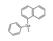 1-Naphthylphenylmethylgermaniumhydrid结构式