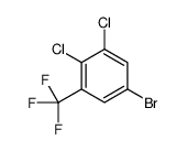 BENZENE, 5-BROMO-1,2-DICHLORO-3-(TRIFLUOROMETHYL)-结构式