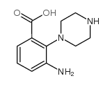 3-氨基-2-哌嗪-1-苯甲酸结构式