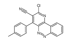 2-chloro-4-(4-methylphenyl)pyrido[3,2-c]cinnoline-3-carbonitrile Structure