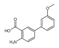 2-amino-5-(3-methoxyphenyl)benzoic acid结构式