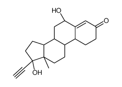 (6α,17β)-17-Ethynyl-6,17-dihydroxyestr-4-en-3-one结构式