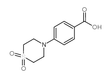 4-(1,1-二氧代-1lambda6,4-噻嗪烷)苯羧酸图片