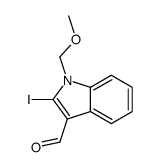 2-iodo-1-(methoxymethyl)indole-3-carbaldehyde Structure