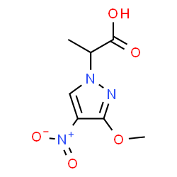 2-(3-Methoxy-4-nitro-1H-pyrazol-1-yl)propanoic acid图片