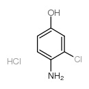 4-Amino-3-chlorophenol hydrochloride structure