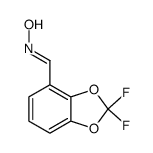 2,2-difluoro-1,3-benzodioxol-4-carbaldehyde oxime结构式