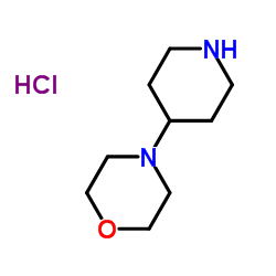 4-(morpholin-4-yl)-piperidine hydrochloride structure