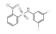 N-(3,5-Dichlorophenyl)-2-nitrobenzenesulfonamide Structure