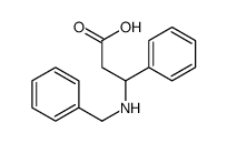 3-(benzylamino)-3-phenylpropanoic acid结构式