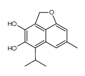 5-Isopropyl-7-methyl-2H-naphtho[1,8-bc]furan-3,4-diol结构式