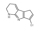 CYCLOPENTA[4,5]PYRROLO[2,3-B]PYRIDINE, 3-BROMO-1,5,6,7-TETRAHYDRO- picture