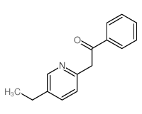 2-(5-ethylpyridin-2-yl)-1-phenyl-ethanone structure