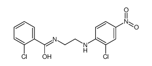 2-chloro-N-[2-(2-chloro-4-nitroanilino)ethyl]benzamide结构式