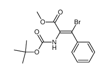 Boc-E-ΔPhe(β-Br)-OMe Structure