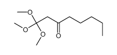 1,1,1-trimethoxyoctan-3-one Structure