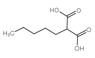 Propanedioic acid,2-pentyl- Structure