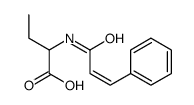 2-(3-phenylprop-2-enoylamino)butanoic acid Structure