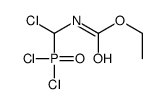 ethyl N-[chloro(dichlorophosphoryl)methyl]carbamate Structure