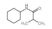 Isobutyramide, N-cyclohexyl- Structure