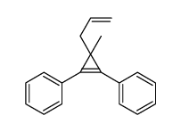 (3-methyl-2-phenyl-3-prop-2-enylcyclopropen-1-yl)benzene结构式