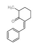 (2Z)-2-benzylidene-6-methylcyclohexan-1-one Structure