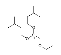 ethoxymethyl-bis(3-methylbutoxy)silane Structure