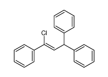 1-chloro-1,3,3-triphenyl-propene Structure