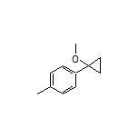 1-(1-Methoxycyclopropyl)-4-methylbenzene Structure