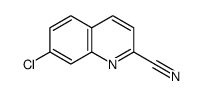 7-chloroquinoline-2-carbonitrile structure