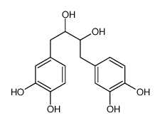 4-[4-(3,4-dihydroxyphenyl)-2,3-dihydroxybutyl]benzene-1,2-diol Structure