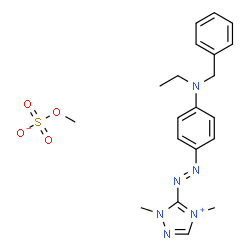 5-[[4-[benzylethylamino]phenyl]azo]-1,4-dimethyl-1H-1,2,4-triazolium methyl sulphate picture