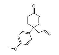 4-allyl-4-(4-methoxyphenyl)-cyclohex-2-en-1-one Structure