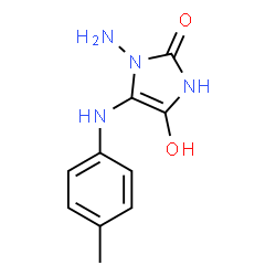 2H-Imidazol-2-one, 1-amino-1,3-dihydro-4-hydroxy-5-[(4-methylphenyl)amino]- (9CI) picture