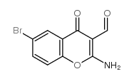 2-amino-6-bromo-3-formylchromone Structure