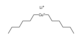 lithium di(n-hexyl)cuprate Structure