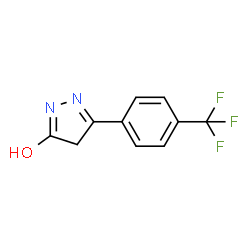 2,4-DIHYDRO-5-[4-(TRIFLUOROMETHYL)PHENYL]-3H-PYRAZOL-3-ONE Structure