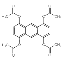 1,4,5,8-TETRAACETOXYANTHRACENE Structure