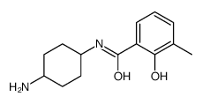 Benzamide, N-(cis-4-aminocyclohexyl)-2-hydroxy-3-methyl- (9CI)结构式