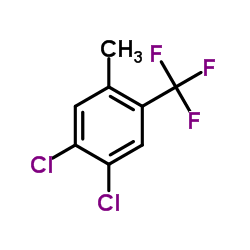 3,4-Dichloro-6-trifluoromethyltoluene Structure