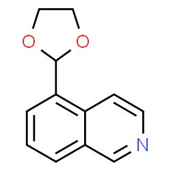 Isoquinoline, 5-(1,3-dioxolan-2-yl)- (9CI)结构式